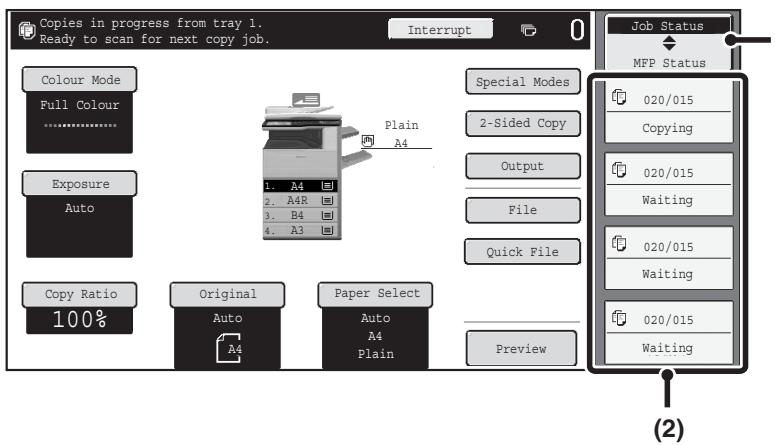 SHARP MX-2614N - STATUS DISPLAY - 1