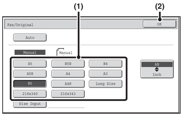 SHARP MX-2614N - The automatically detected original size - 2