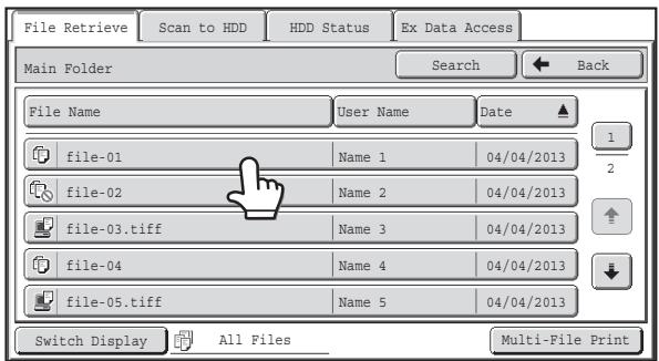SHARP MX-2614N - JOB SETTINGS SCREEN - 1