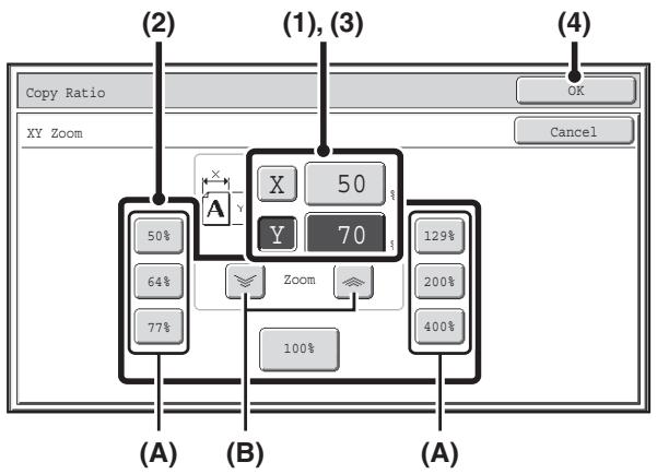 SHARP MX-2614N - ENLARGING/REDUCING THE LENGTH AND WIDTH SEPARATELY (XY Zoom) - 3