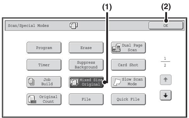 SHARP MX-2614N - Select the special modes. - 1