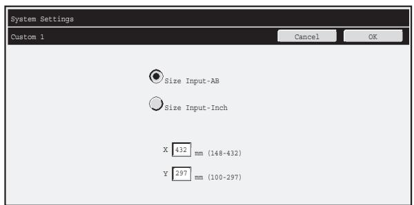 SHARP MX-2614N - Custom Size Registration (Bypass) - 1