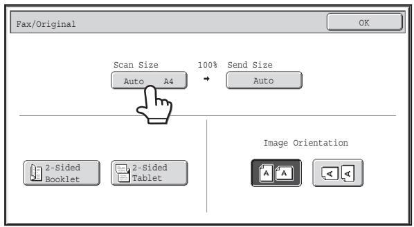 SHARP MX-2614N - The automatically detected original size - 1
