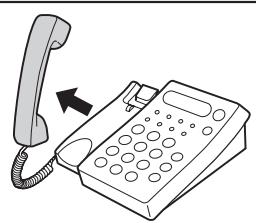 SHARP MX-2614N - RECEIVING A FAX AFTER ANSWERING A CALL ON THE EXTENSION PHONE (Remote Reception) - 1