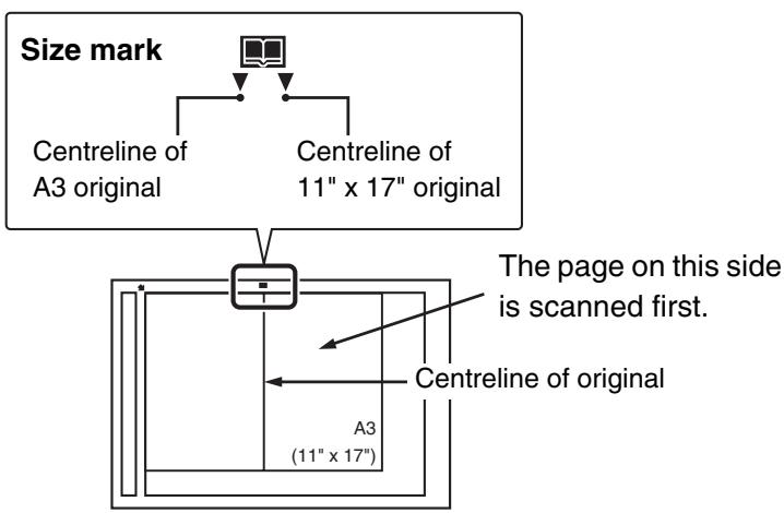 SHARP MX-2614N - Place the original face down on the document glass. - 1