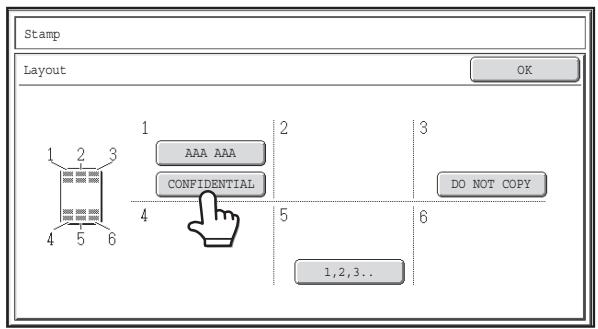 SHARP MX-2614N - CHECKING THE STAMP LAYOUT (Layout) - 3