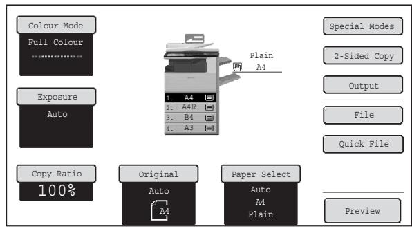 SHARP MX-2614N - Basic copy settings - 1