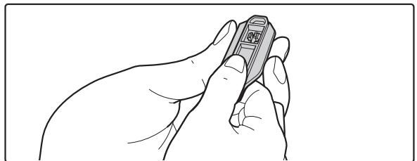 SHARP MX-2614N - Attach the new cleaner to the cleaning tool. - 1