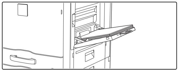 SHARP MX-2614N - Place paper in the bypass tray. - 1