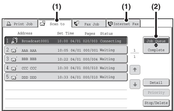 SHARP MX-2614N - Resending to unsuccessful broadcast transmission destinations - 2