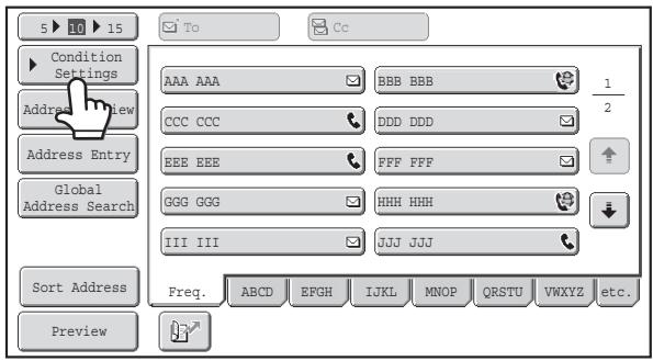 SHARP MX-2614N - [I-Fax Manual Reception] key - 3