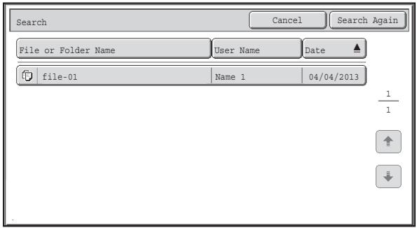 SHARP MX-2614N - Touch the [Start Search] key. - 1
