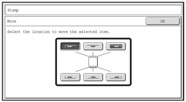 SHARP MX-2614N - To change the position of the item, touch the [Move] key. To delete the item, touch the [Delete] key. - 1