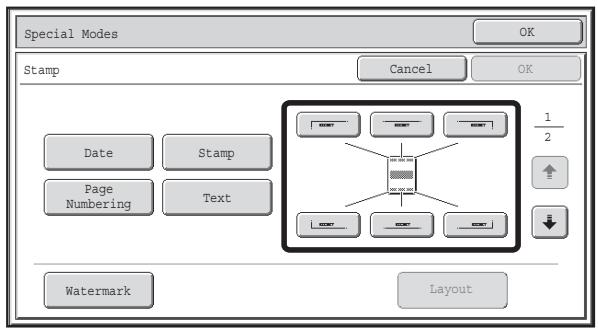 SHARP MX-2614N - Select the special modes. - 1