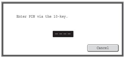 SHARP MX-2614N - Touch the key of the memory box containing the confidential fax. - 2