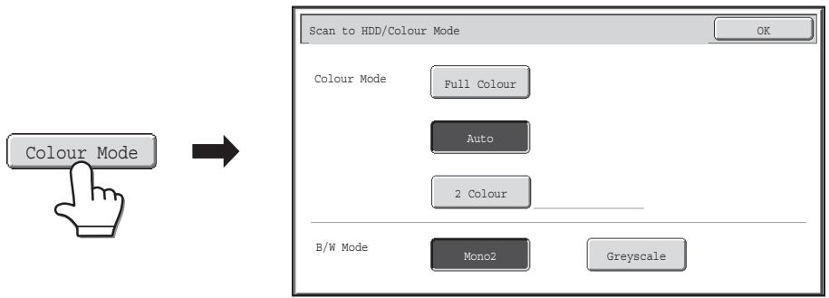 SHARP MX-2614N - [Colour Mode] key - 1