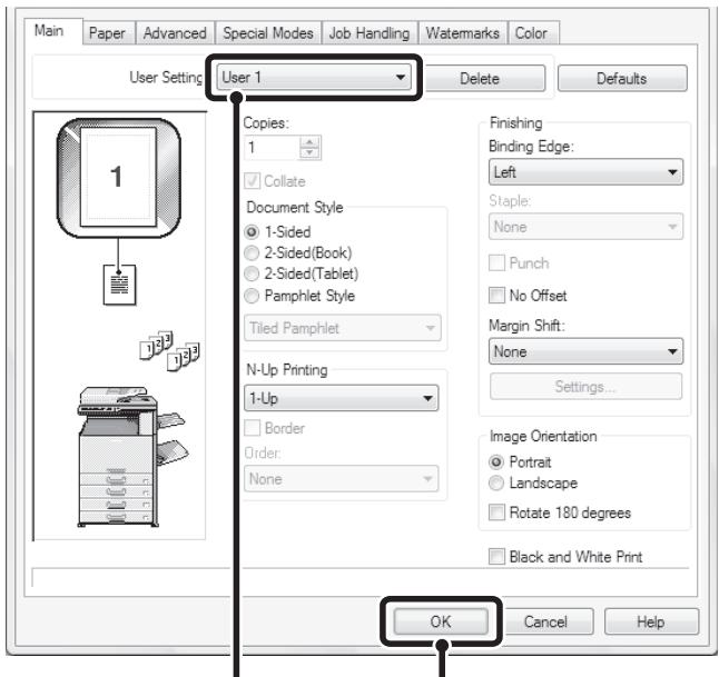 SHARP MX-2614N - USING SAVED SETTINGS - 3