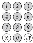 SHARP MX-2614N - ENTERING A FAX NUMBER WITH THE NUMERIC KEYS - 1