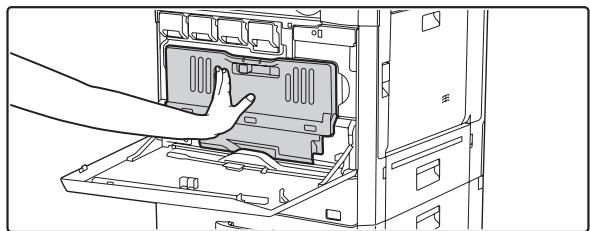 SHARP MX-2614N - Mount the waste toner box. - 1