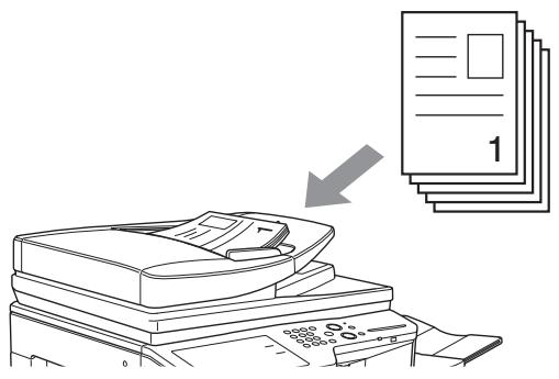 SHARP MX-2614N - To fax a large number of sheet originals, use the automatic document feeder. - 1