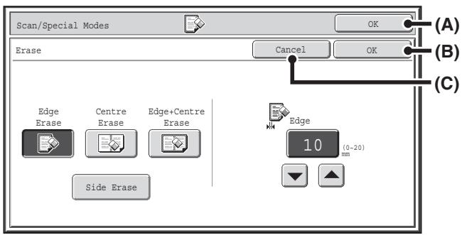 SHARP MX-2614N - [OK] key and [Cancel] key - 1