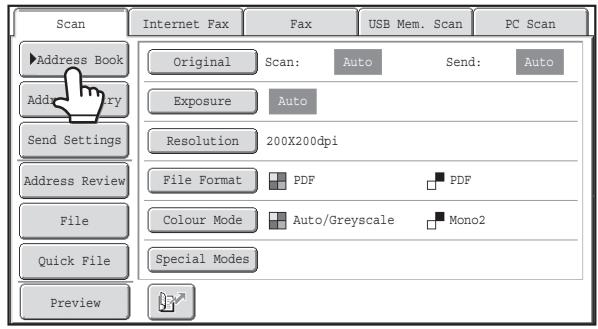 SHARP MX-2614N - [I-Fax Manual Reception] key - 1