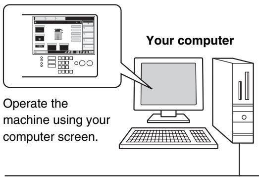 SHARP MX-2614N - REMOTE OPERATION OF THE MACHINE - 1