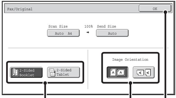 SHARP MX-2614N - Touch the [Original] key. - 1