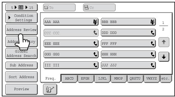 SHARP MX-2614N - System Settings (Administrator): Must Input Next Address Key at Broadcast Setting - 1