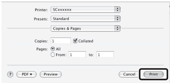 SHARP MX-2614N - Select print settings. - 1