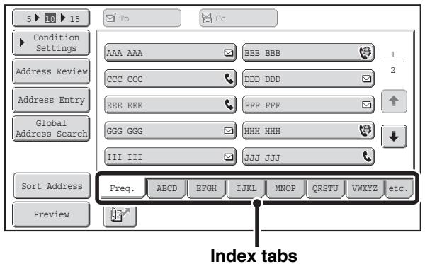 SHARP MX-2614N - Index display - 1