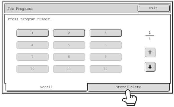 SHARP MX-2614N - STORING (EDITING/DELETING) A JOB PROGRAM - 2