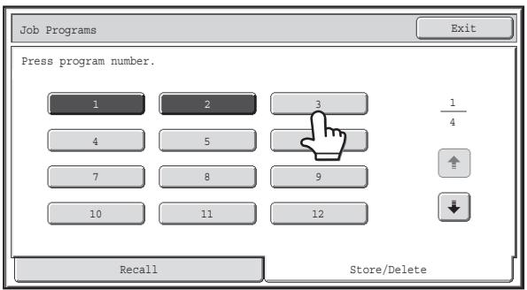 SHARP MX-2614N - STORING (EDITING/DELETING) A JOB PROGRAM - 3