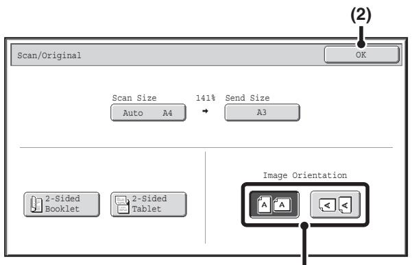 SHARP MX-2614N - Specify the send size. - 2