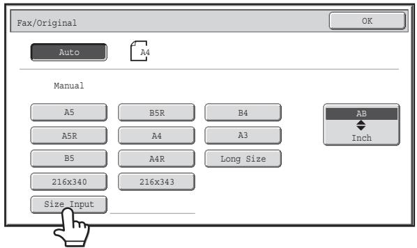 SHARP MX-2614N - The automatically detected original size - 2