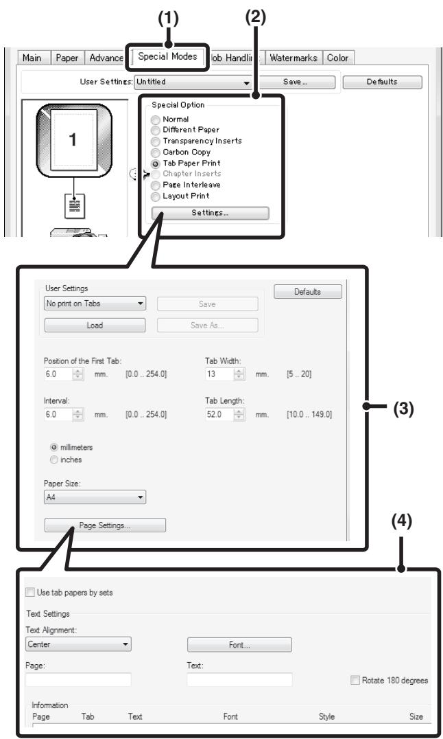SHARP MX-2614N - Tab Paper Print (PCL6 only) - 1