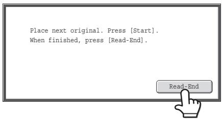 SHARP MX-2614N - Remove the original and place the next original, and then press the [COLOUR START] key or the [BLACK & WHITE START] key. - 1