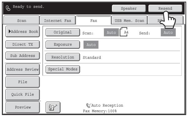 SHARP MX-2614N - USING THE RESEND FUNCTION - 1