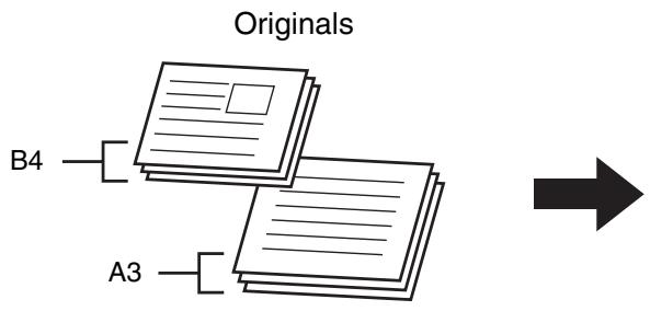 SHARP MX-2614N - COPYING ORIGINALS OF DIFFERENT SIZES (Mixed Size Original) - 1