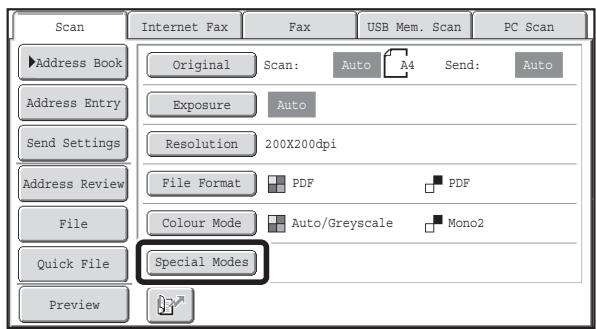 SHARP MX-2614N - Special mode settings - 1