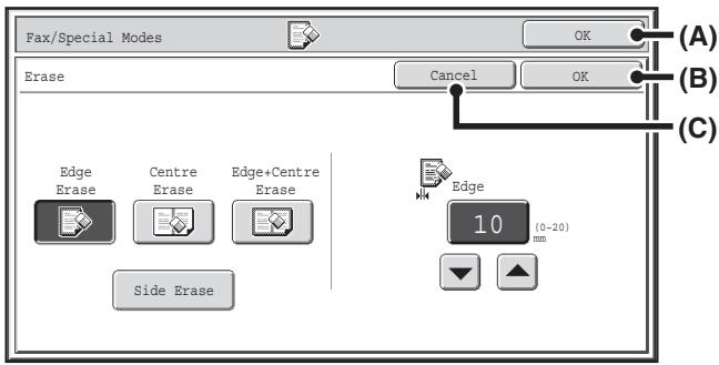 SHARP MX-2614N - [OK] key and [Cancel] key - 1