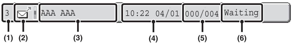 SHARP MX-2614N - Job key display - 1