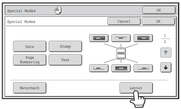SHARP MX-2614N - CHECKING THE STAMP LAYOUT (Layout) - 1