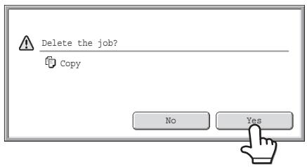 SHARP MX-2614N - Cancel the job. - 1