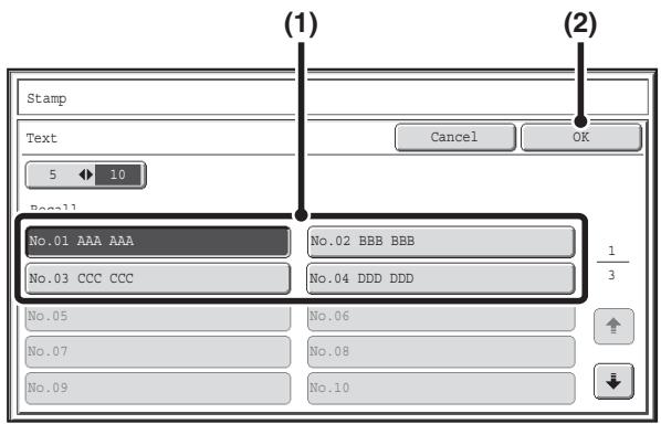 SHARP MX-2614N - Touch the [Recall] key. - 1
