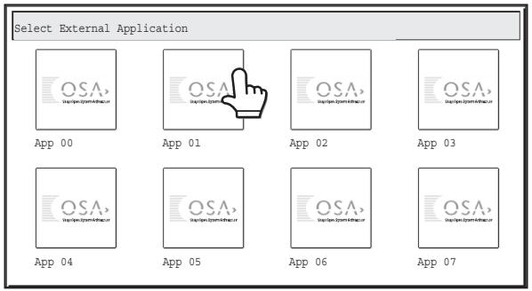 SHARP MX-2614N - Touch the [Sharp OSA] key in the mode select keys. - 1