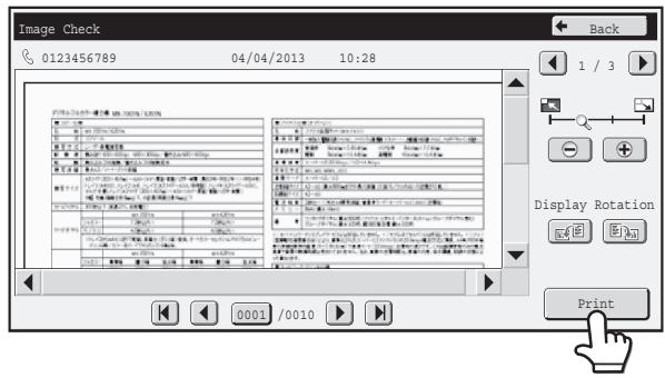 SHARP MX-2614N - Touch the [Image Check] key. - 1