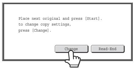 SHARP MX-2614N - Changing the copy settings for each set of originals - 1