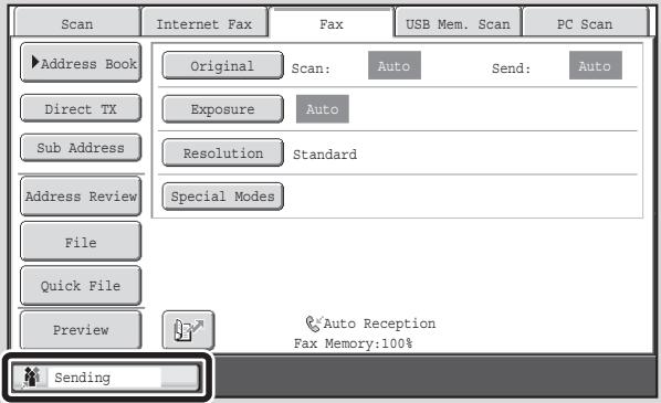 SHARP MX-2614N - JOB STATUS SCREEN - 3