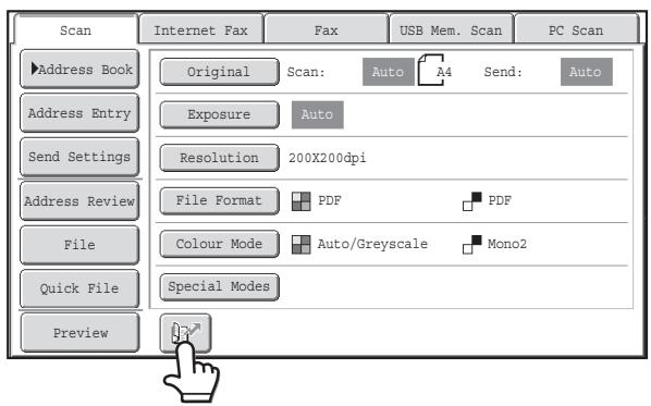 SHARP MX-2614N - USING A SEARCH NUMBER TO RETRIEVE A DESTINATION - 1